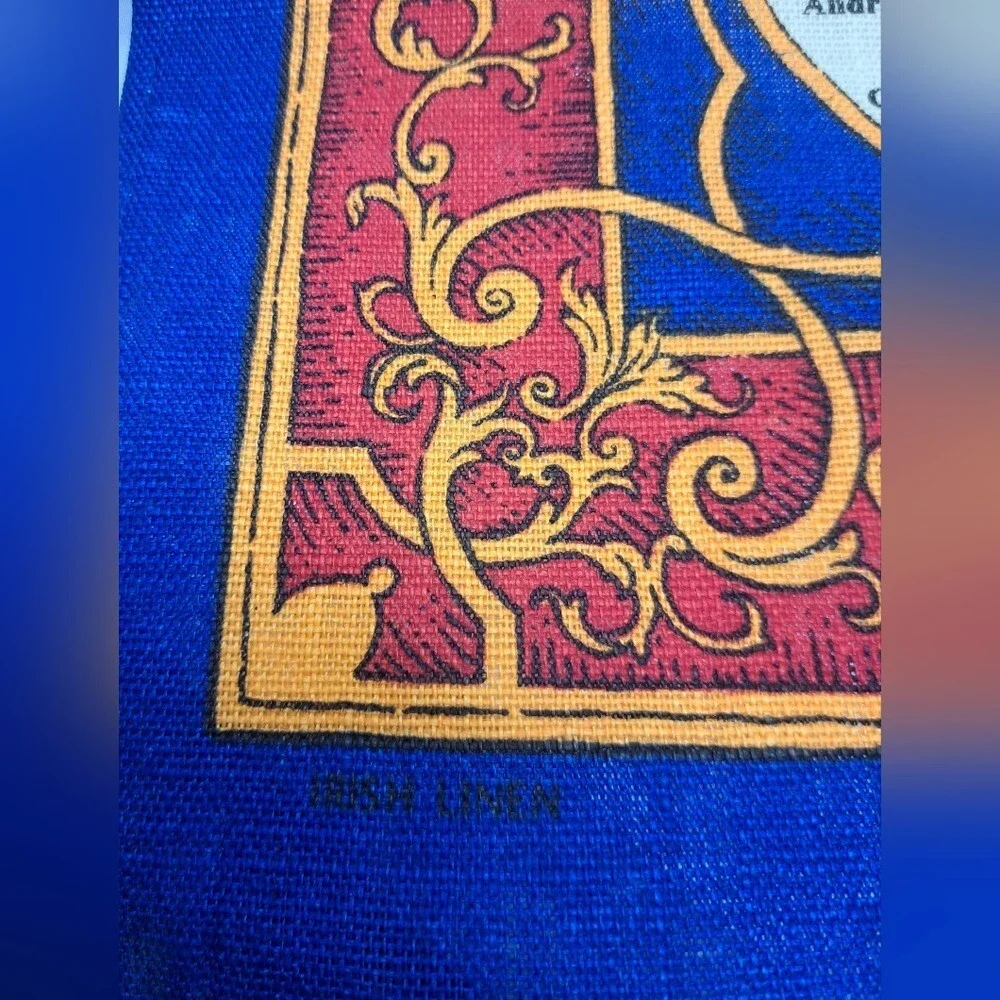NWT Ulster Weavers Irish Linen Tea Towel Vintage Royal Lineage No 2 28 x 18.5